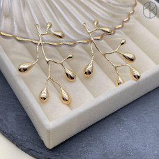 Подвеска ветка, цвет золото 50x30 мм