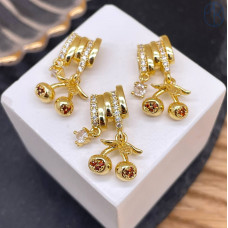 Подвеска вишня, цвет золото 11 мм