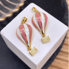 Подвеска воздушный шар (аэростат) №2, цвет золото 30 мм