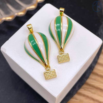 Подвеска воздушный шар (аэростат), цвет золото 30 мм