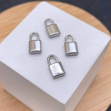 Подвеска замок сталь 11 мм, цвет серебро