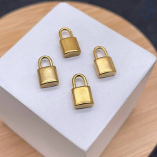 Подвеска замок сталь 11 мм, цвет золото 14К 