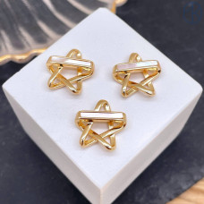 Подвеска звезда, цвет серебро 14 мм 