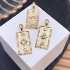 Подвеска звезды, цвет золото 18 мм