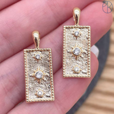 Подвеска звезды, цвет золото 18 мм