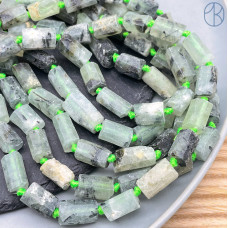 Пренит фриформ цилиндр матовый ~ 15-17  мм