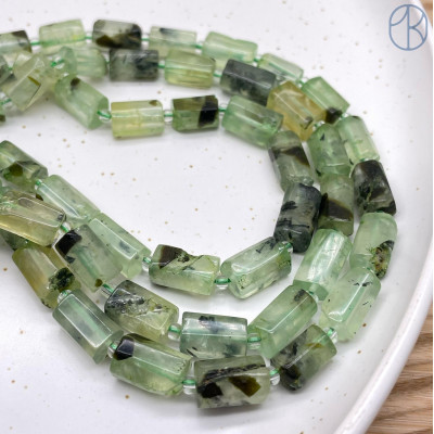 Пренит фриформ цилиндр огранка 11х6 мм