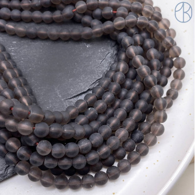 Раухтопаз матовый 6 мм 