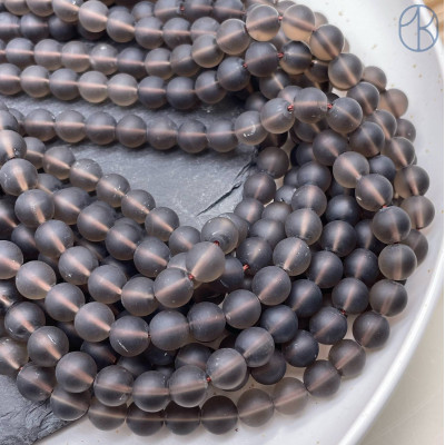 Раухтопаз матовый 8 мм 