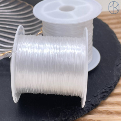 Резинка спандекс цвет белый 10 м