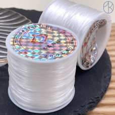 Резинка спандекс цвет белый 100 м