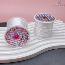 Резинка спандекс цвет белый 100 м