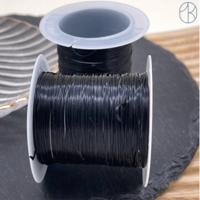 Резинка спандекс цвет черный 10 м