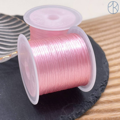 Резинка спандекс цвет светло-розовый 10 м