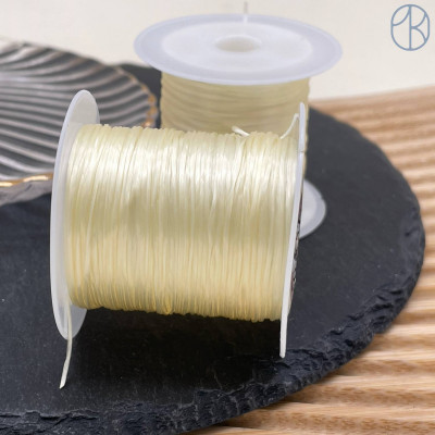 Резинка спандекс цвет светло-желтый 10 м