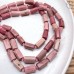 Родонит розовый (кварц-полевошпатный агрегат) фриформ цилиндр ~ 11-12 мм