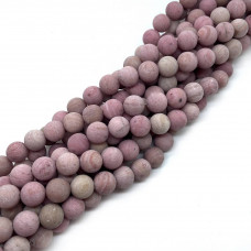 Родонит розовый матовый 10 мм