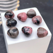 Родонит розовый сердце 9,5 мм штучно