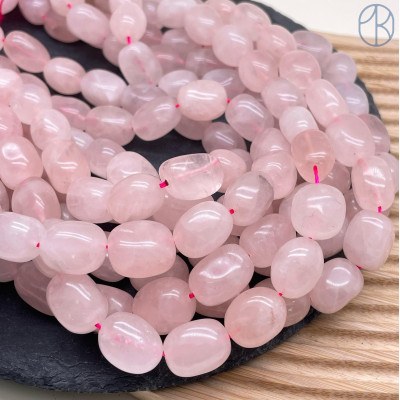 Розовый кварц галтовка ~ 14-18 мм