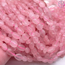 Розовый кварц галтовка 6-9 мм
