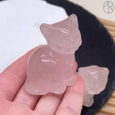 Розовый кварц кот ~ 4 см