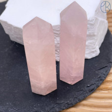 Розовый кварц кристалл ~ 8х3 см