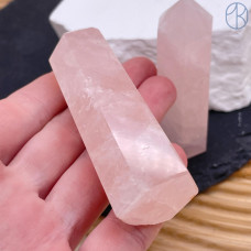 Розовый кварц кристалл ~ 8х3 см