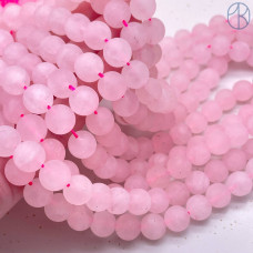 Розовый кварц матовый 10 мм