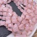 Розовый кварц прямоугольник огранка 10х8 мм