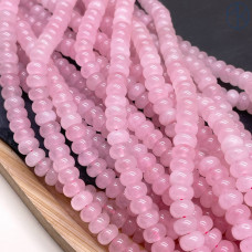 Розовый кварц рондель 8х5 мм