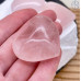 Розовый кварц сердце ~ 3х3 см