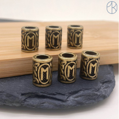 Руна Эваз, цвет бронза 10х13 мм