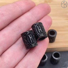 Руна Халагаз, цвет черный 10х13 мм Руна Халагаз, цвет черный 10х13 мм