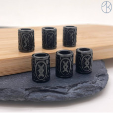 Руна Ингуз, цвет черный 10х13 мм Руна Ингуз, цвет черный 10х13 мм