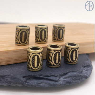 Руна Исс, цвет бронза 10х13 мм