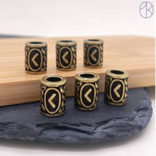 Руна Кано, цвет бронза 10х13 мм