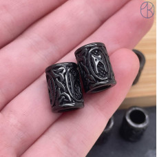 Руна Манназ, цвет черный 10х13 мм Руна Манназ, цвет черный 10х13 мм