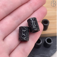 Руна Перт, цвет черный 10х13 мм Руна Перт, цвет черный 10х13 мм