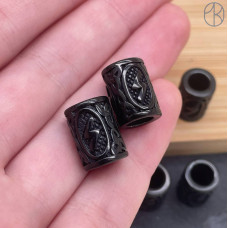 Руна Соулу, цвет черный 10х13 мм Руна Соулу, цвет черный 10х13 мм