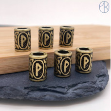 Руна Вуньо, цвет бронза 10х13 мм