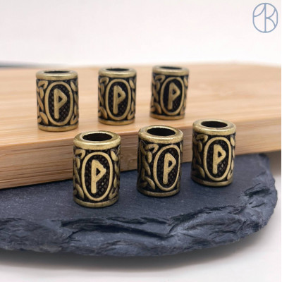 Руна Вуньо, цвет бронза 10х13 мм