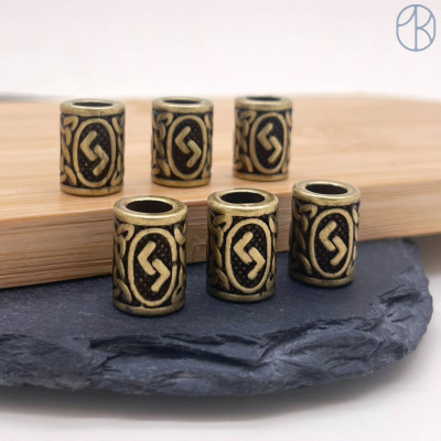 Руна Йер, цвет бронза 10х13 мм