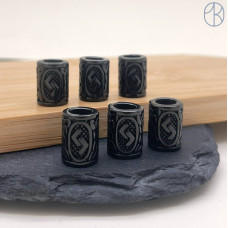 Руна Йер, цвет черный 10х13 мм Руна Йер, цвет черный 10х13 мм