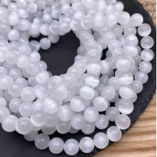 Селенит белый 8 мм Селенит белый 8 мм