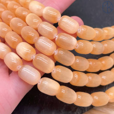 Селенит оранжевый (тонированный) бочонок 12 мм Селенит оранжевый (тонированный) бочонок 12 мм