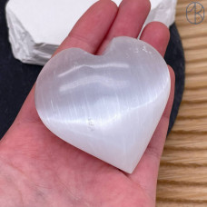 Селенит сердце  ~ 5х6 см