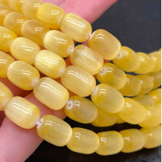 Селенит желтый (тонированный) бочонок 12 мм Селенит желтый (тонированный) бочонок 12 мм