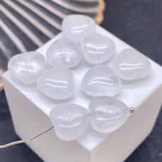 Сердца Горный хрусталь 12х12 мм штучно