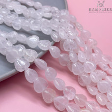 Сердца Горный хрусталь 12х12 мм