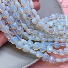 Сердца Лунный камень (имитация) 12*12*5,5 мм